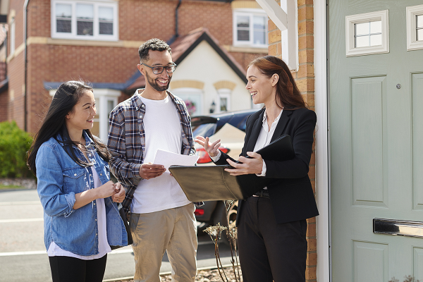 Couple exchanging for their home