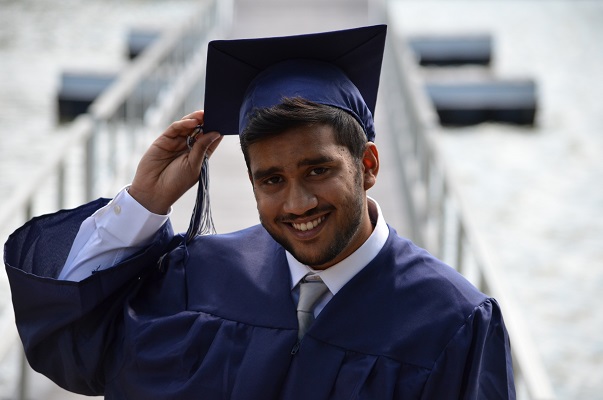 University Student Smiling