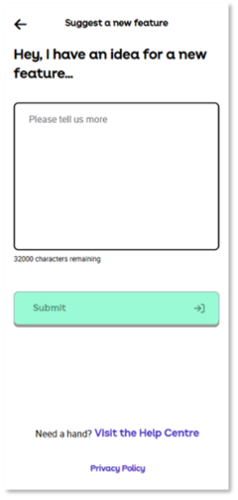 Suggest a new feature