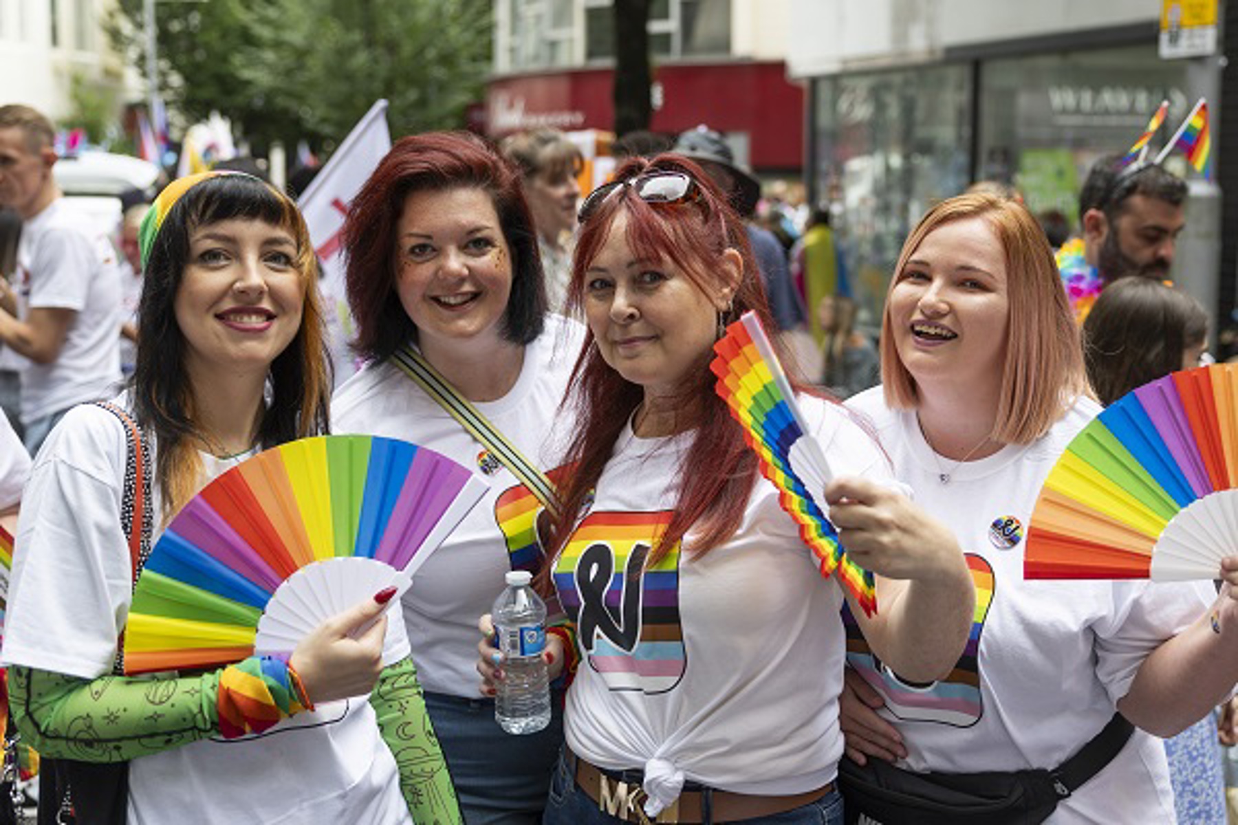 Four Colleagues At Pride